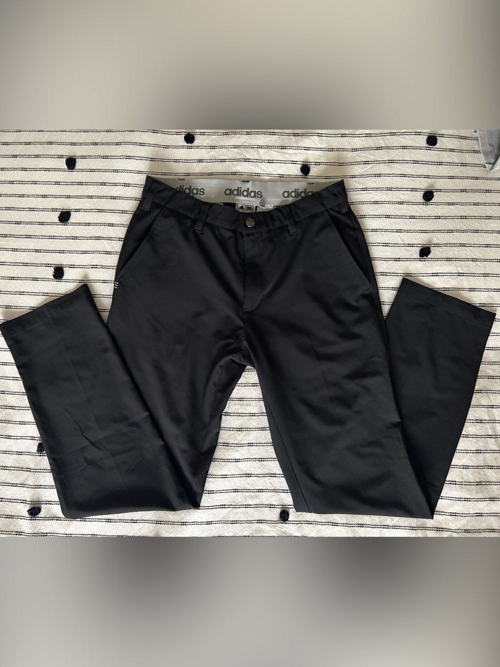 adidas Black Golf Pants for Men